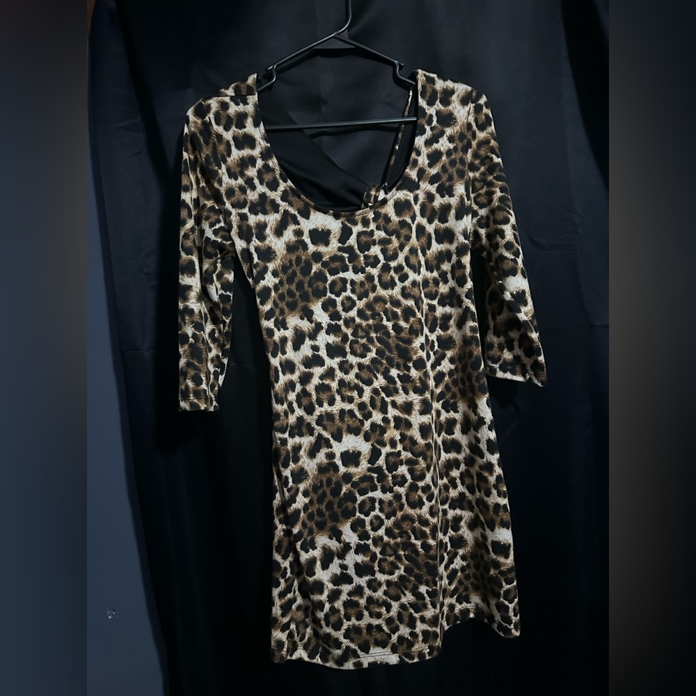 Animal print dress. Never worn
